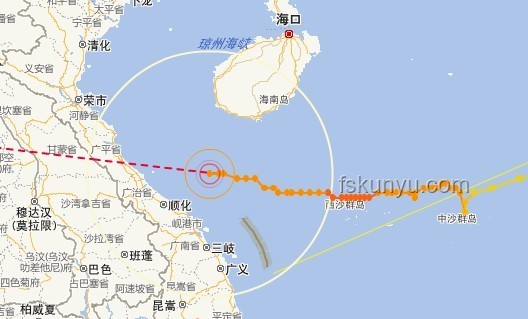 台风蝴蝶海南东方登陆解析
